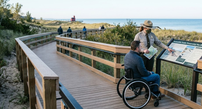 Accessibility Infrastructure Upgrades Across Key Michigan Parks