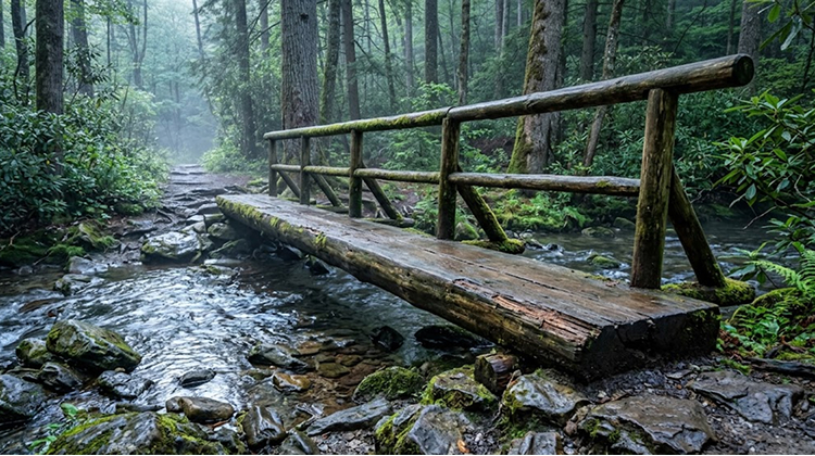 Four Footlog Bridges Require Replacement
