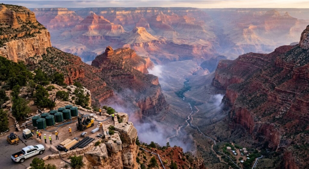 Grand Canyon Sets Tentative November Timeline For Restoring South Rim Water Service