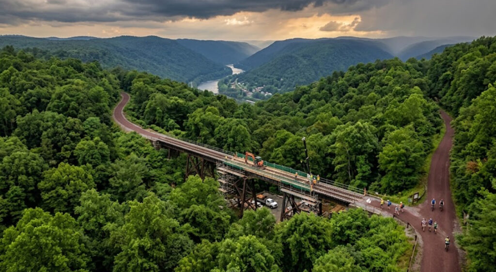 New River Gorge Begins $11.8 Million Rend Trail Rehabilitation