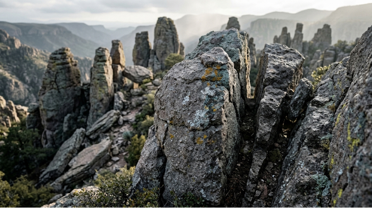 A Landscape Created By Ancient Volcanic Activity